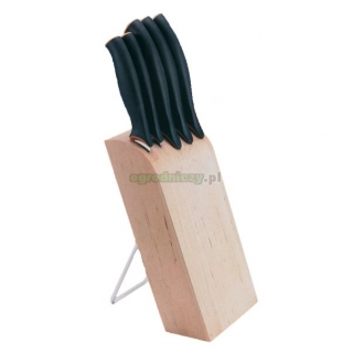 FISKARS Zestaw noy 5 szt. Functional Form w bloku drewnianym