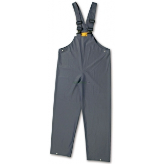 BETA Spodnie na szelkach z materia³u PCW wodoodporne granatowe model 7973, Rozmiar: XS