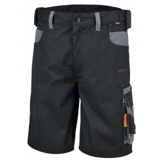 BETA Spodnie robocze krtkie, czarno-szare model 7821, Seria Top Line, Rozmiar: XXL