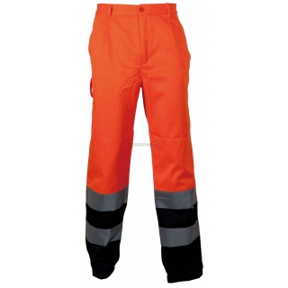 BETA Spodnie robocze ostrzegawcze o intensywnej widzialnoci, Kolor: Pomaraczowo-Granatowy, Rozmiar: S