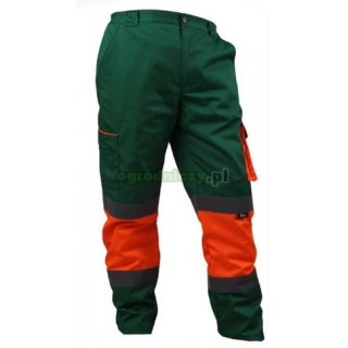 BETA Spodnie robocze ostrzegawcze o intensywnej widzialnoci, Kolor: Pomaraczowo-Zielony, Rozmiar: M