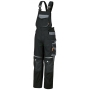 BETA Spodnie robocze na szelkach czarno-szare model 7823, Rozmiar: XXXXL