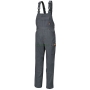 BETA Spodnie robocze na szelkach stalowoszare model 7933P, Rozmiar: S