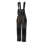 BETA Spodnie robocze na szelkach z materiau T/C szare 7863E, Rozmiar: XXL