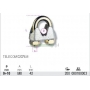 BETA Zacisk linowy kab��kowy, ocynkowany model 8018T
